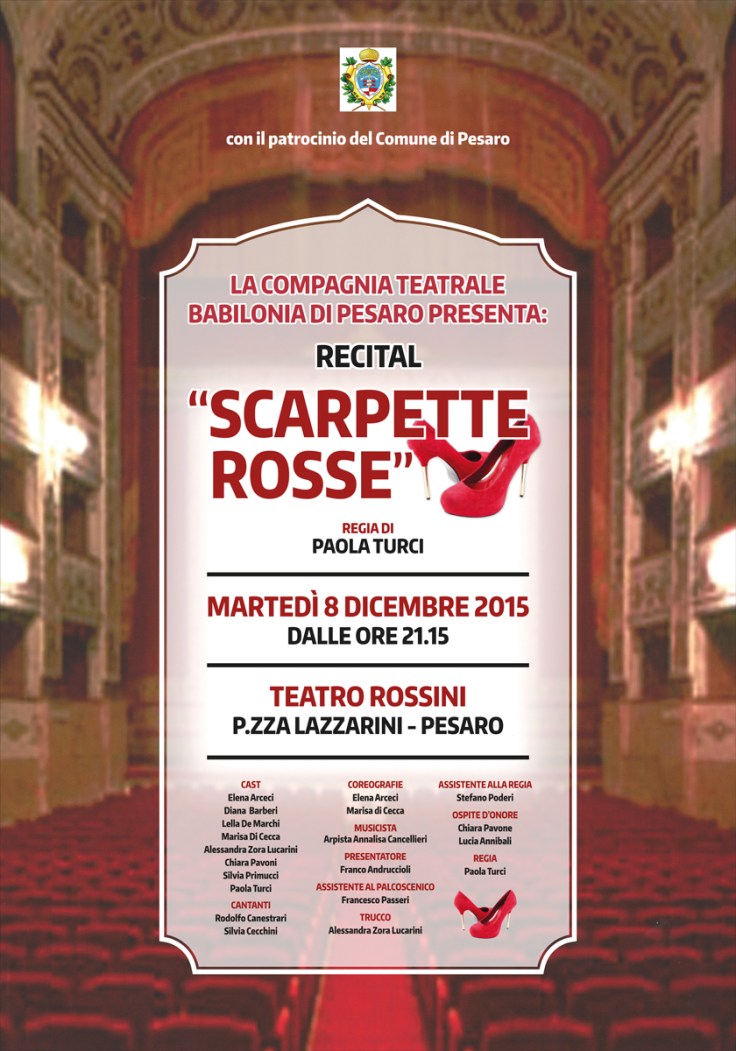manifesto Scarpette Rosse